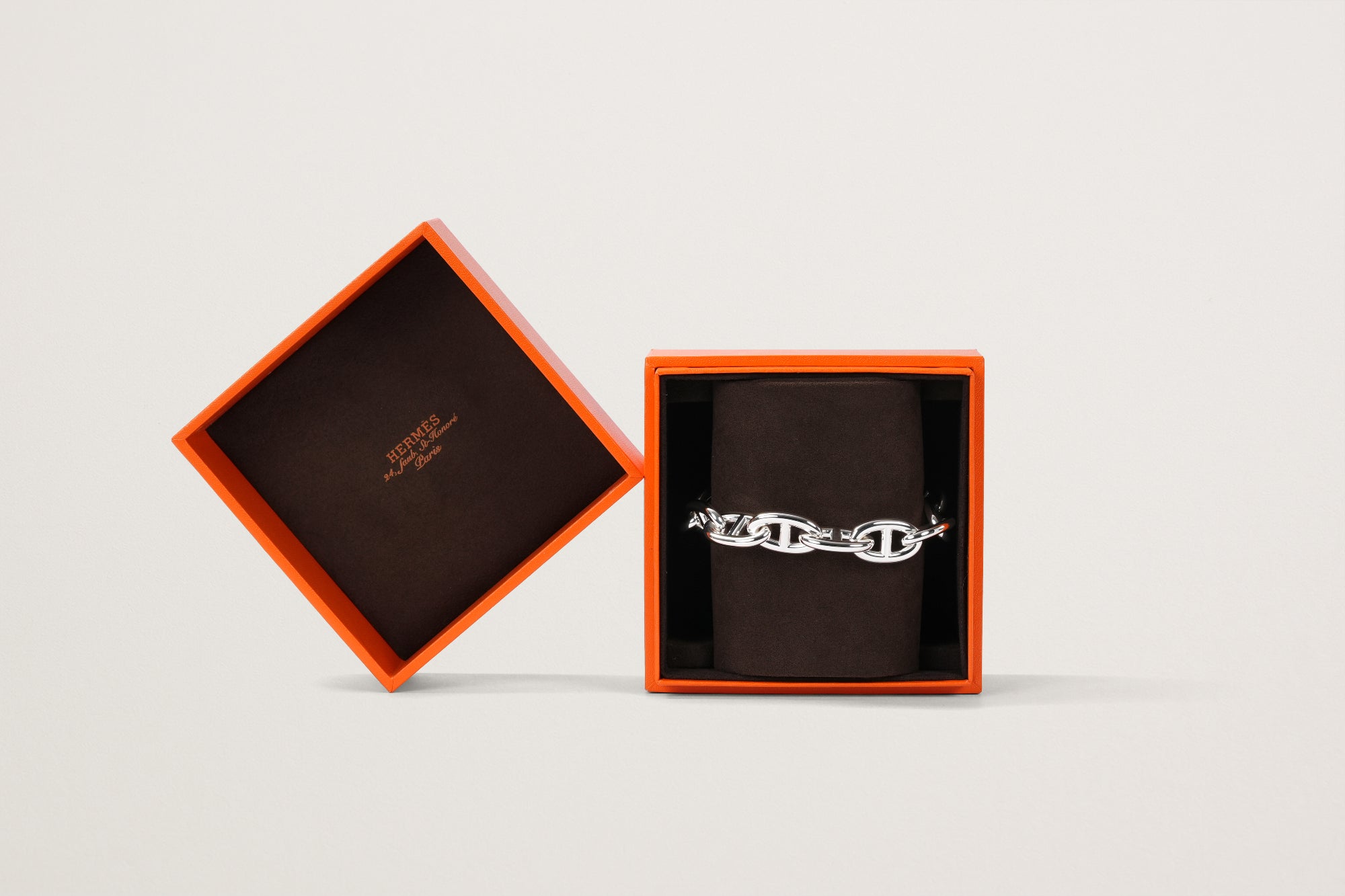 HERMES Ag925 シェーヌダンクルTGM 12コマ ブレスレット – GINZA SATAKE