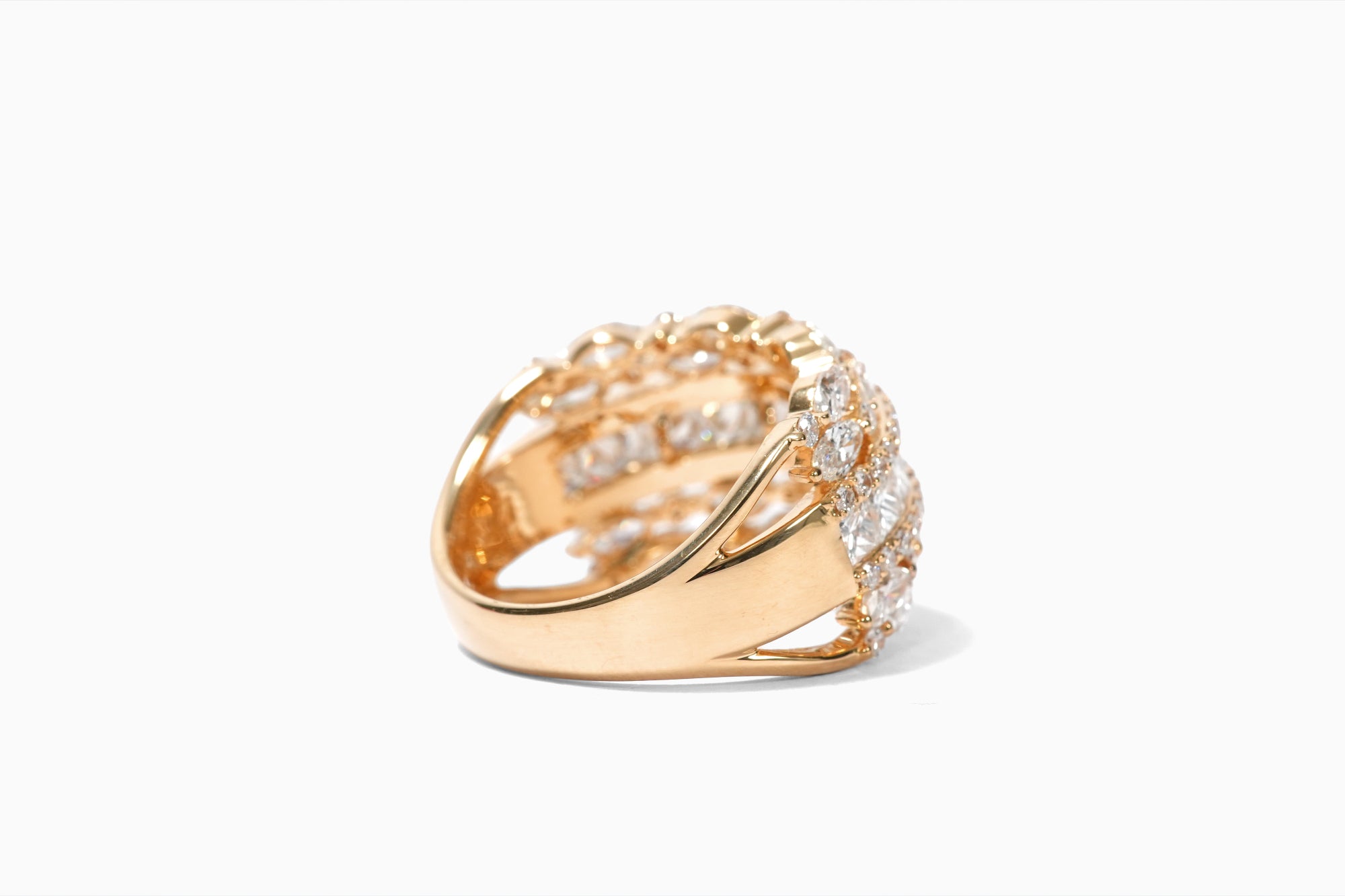 K18YG ダイヤモンド リング