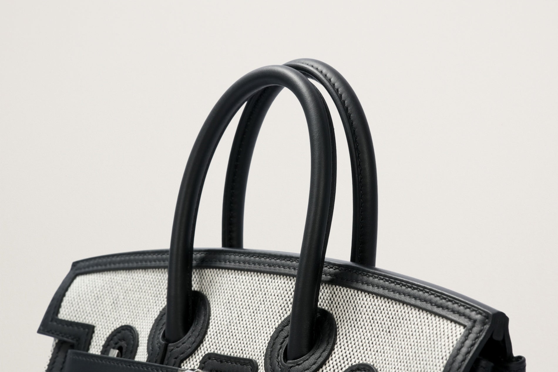 HERMES バーキン25カーゴ 黒/エクリュ