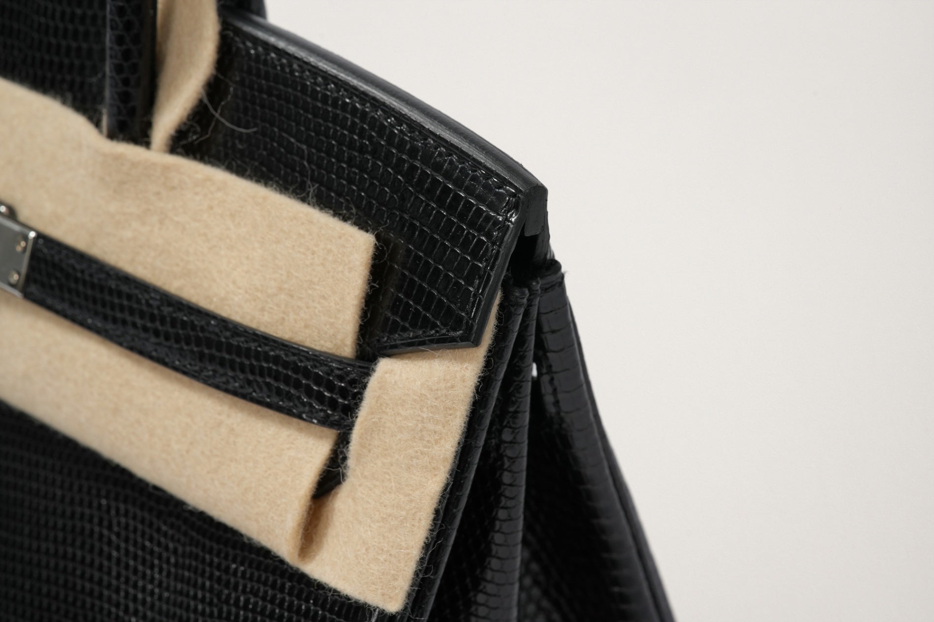 HERMES バーキン25 リザード 黒