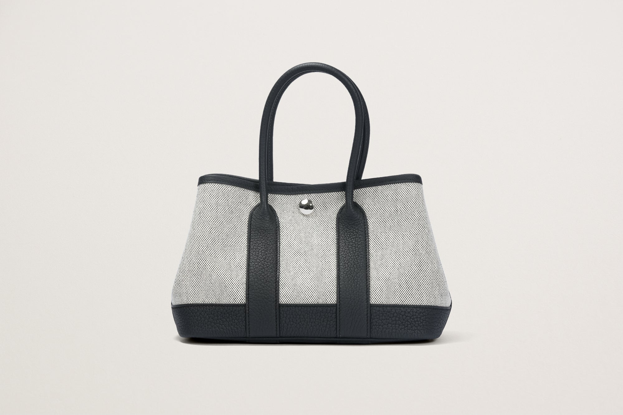HERMES ネオ・ガーデン23 黒/エクリュ