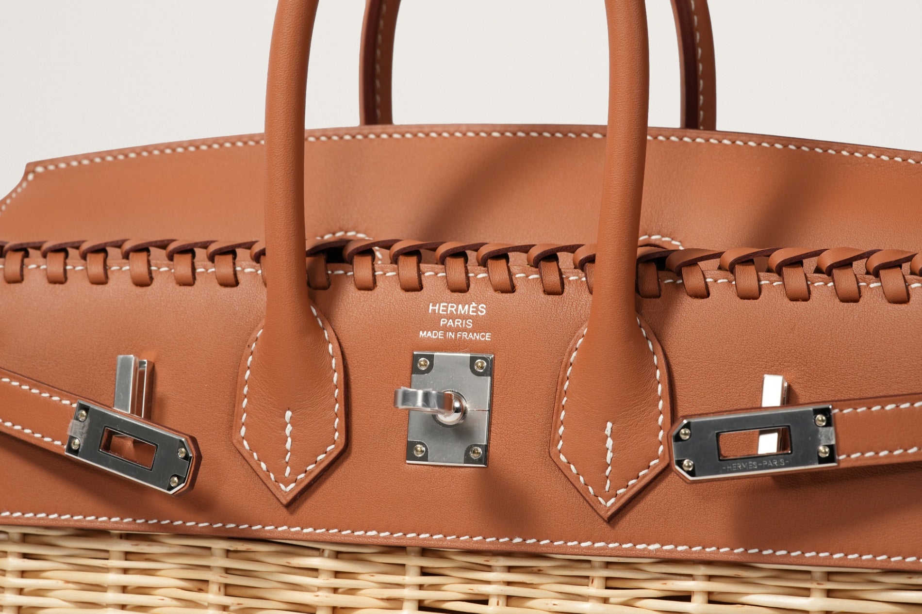 HERMES バーキン25 ピクニック フォーブ/ナチュラル