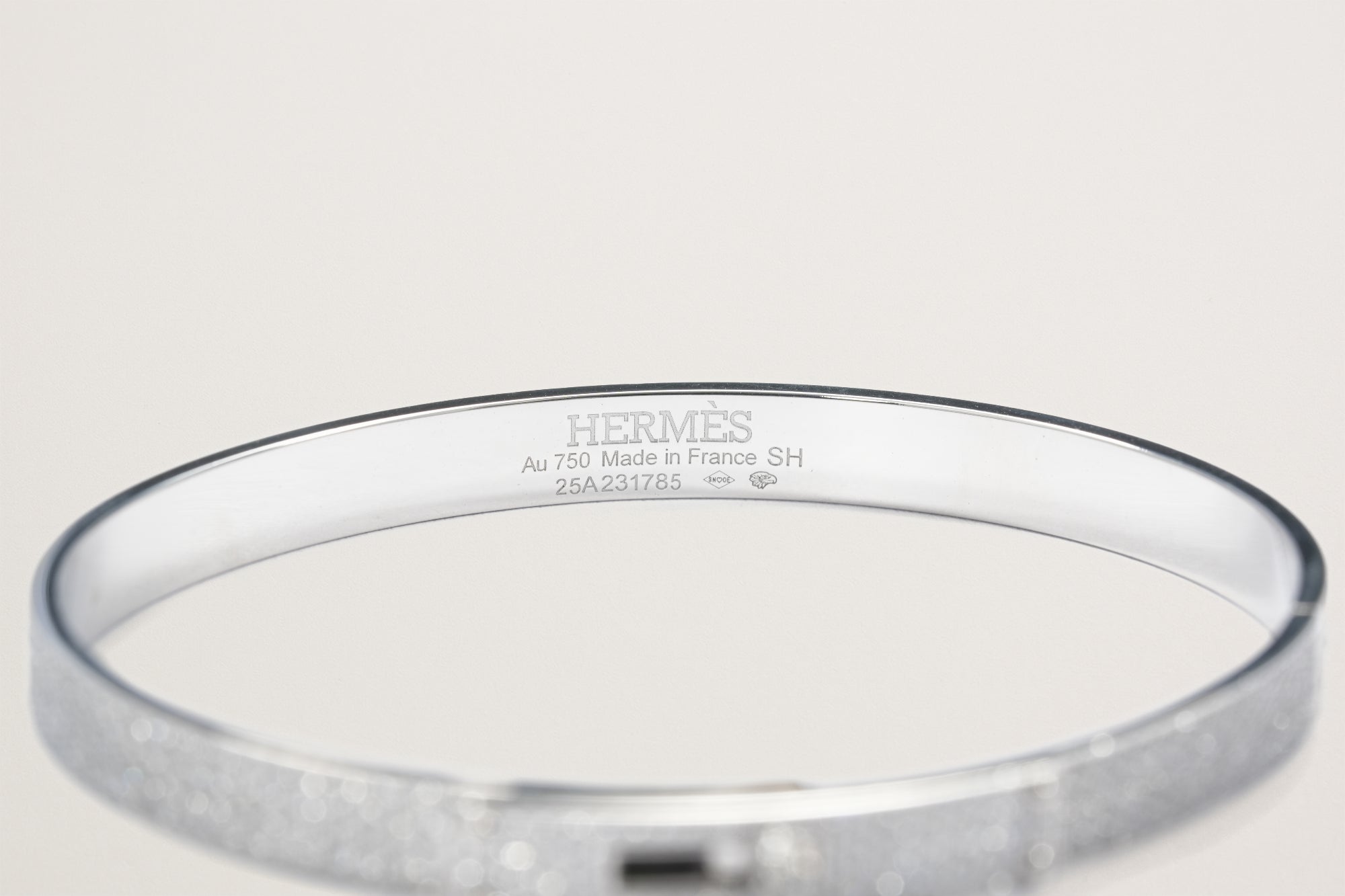 HERMES K18WG 《ケリー》 PM ダイヤモンドブレスレット