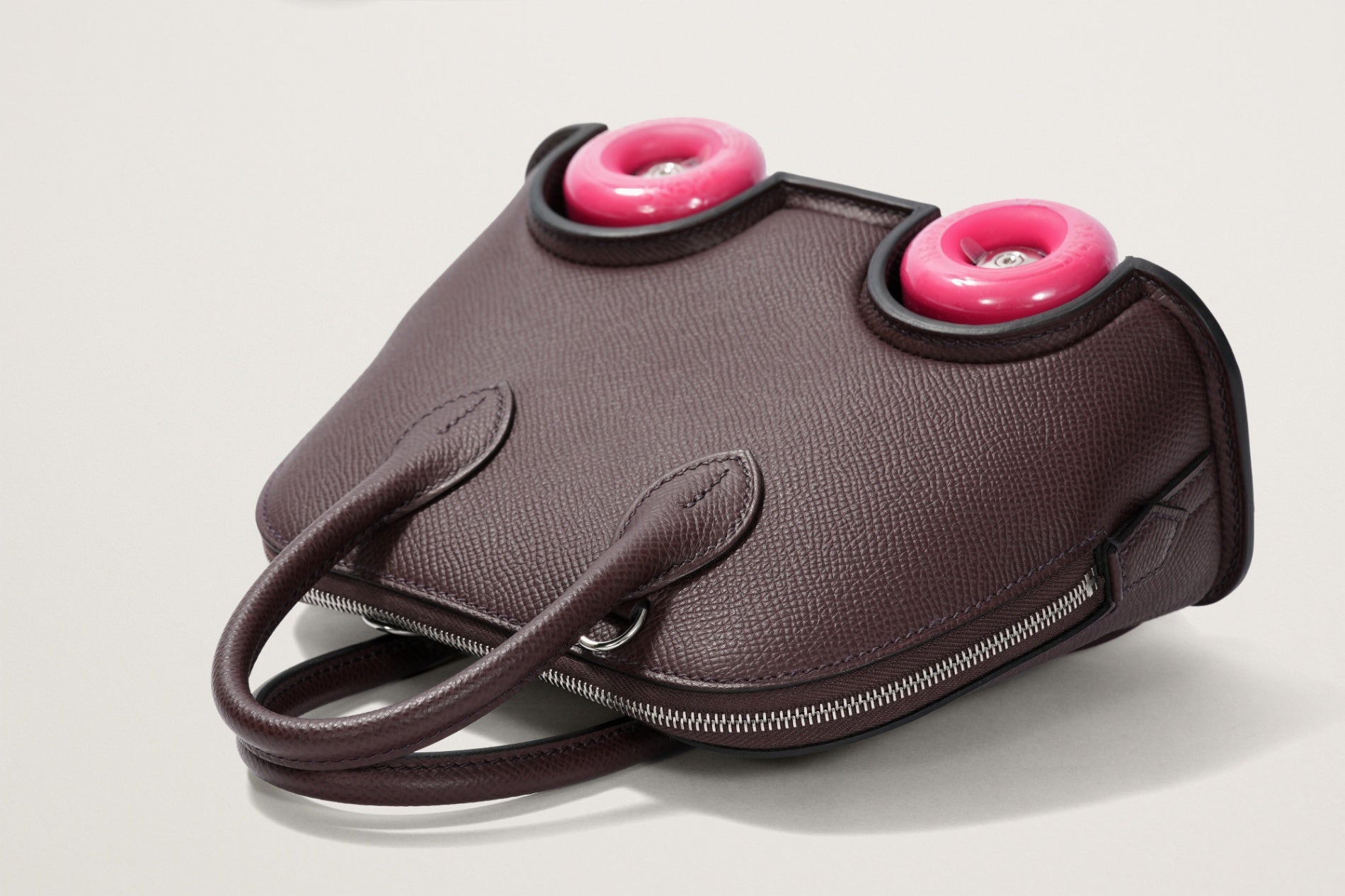 HERMES ボリード オン ホイールズ ルージュセリエ/ローズエクストレーム