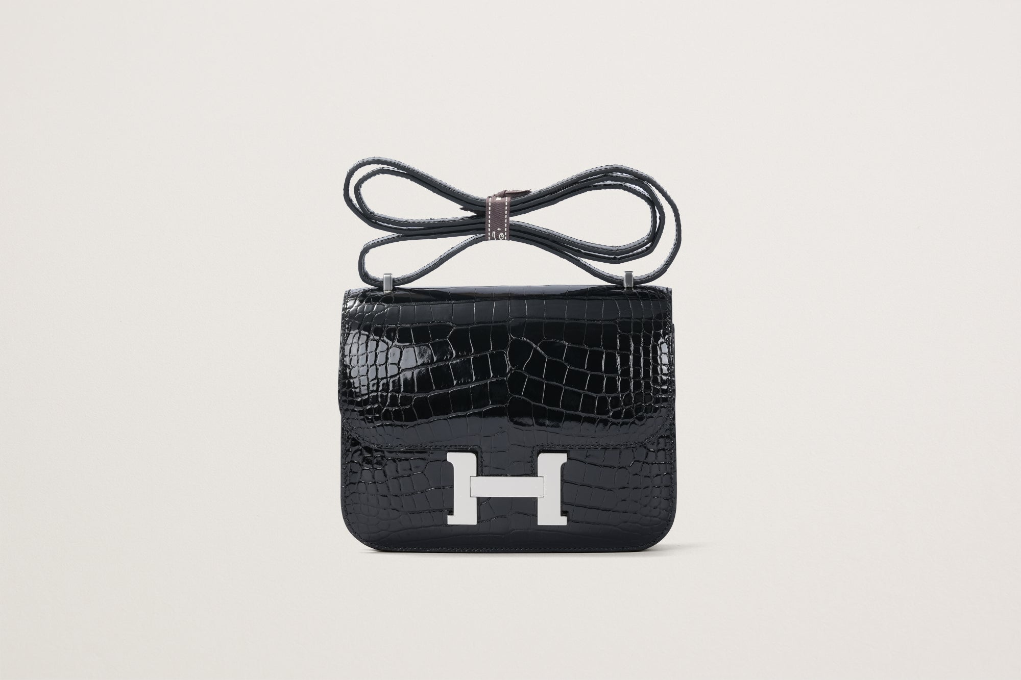 HERMES コンスタンスミニ クロコダイル 黒