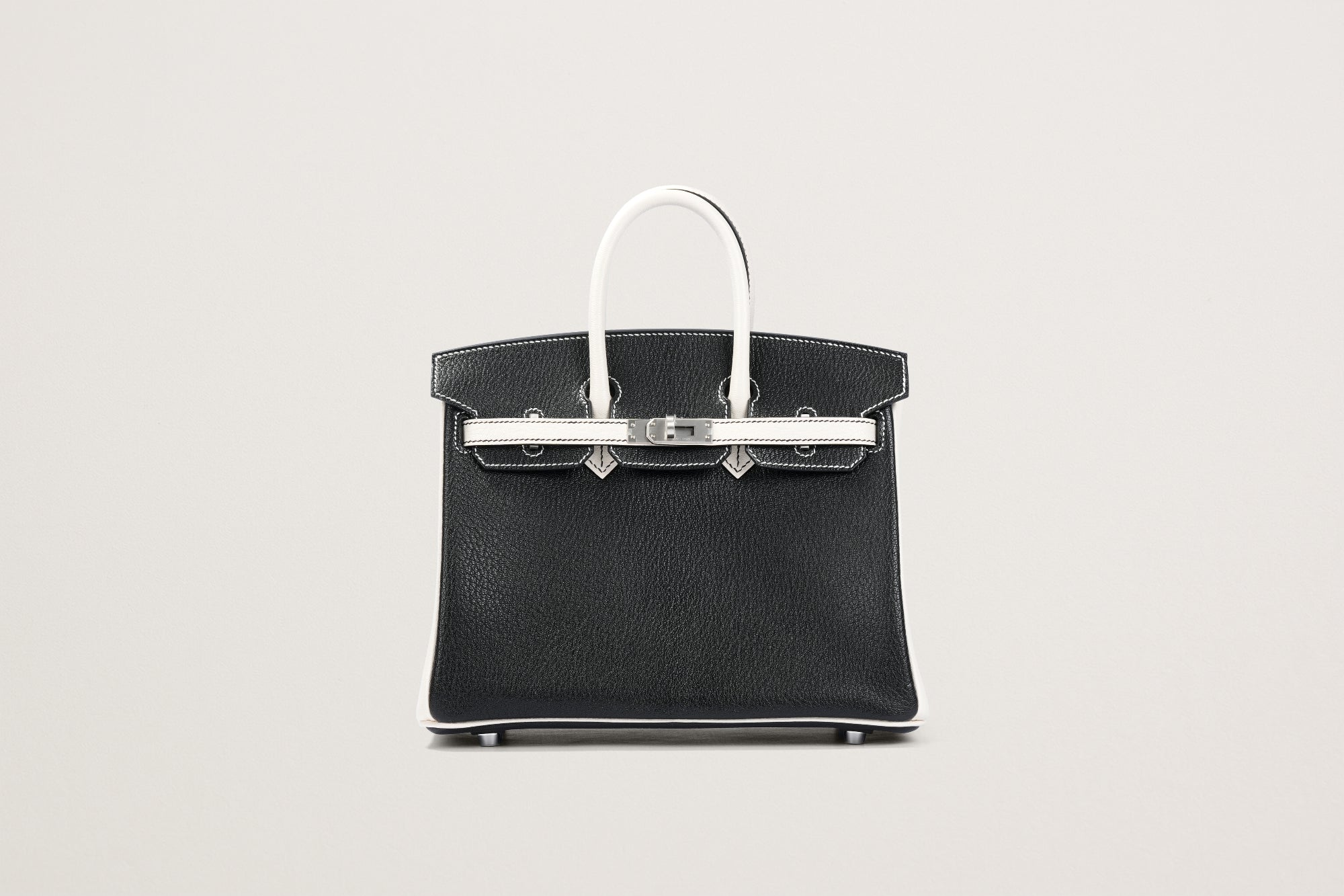 HERMES バーキン25 スペシャルオーダー 黒/ナタ