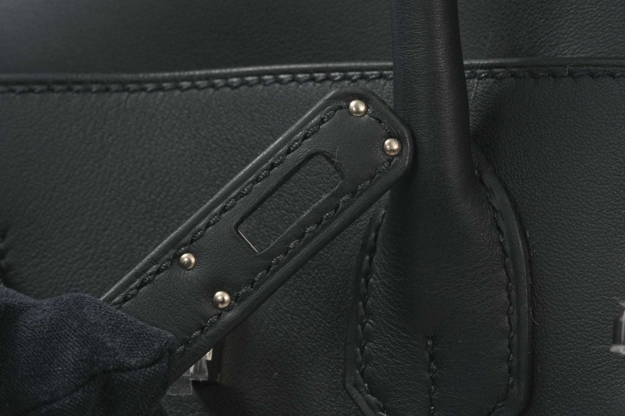 HERMES バーキン25 黒/エクリュ