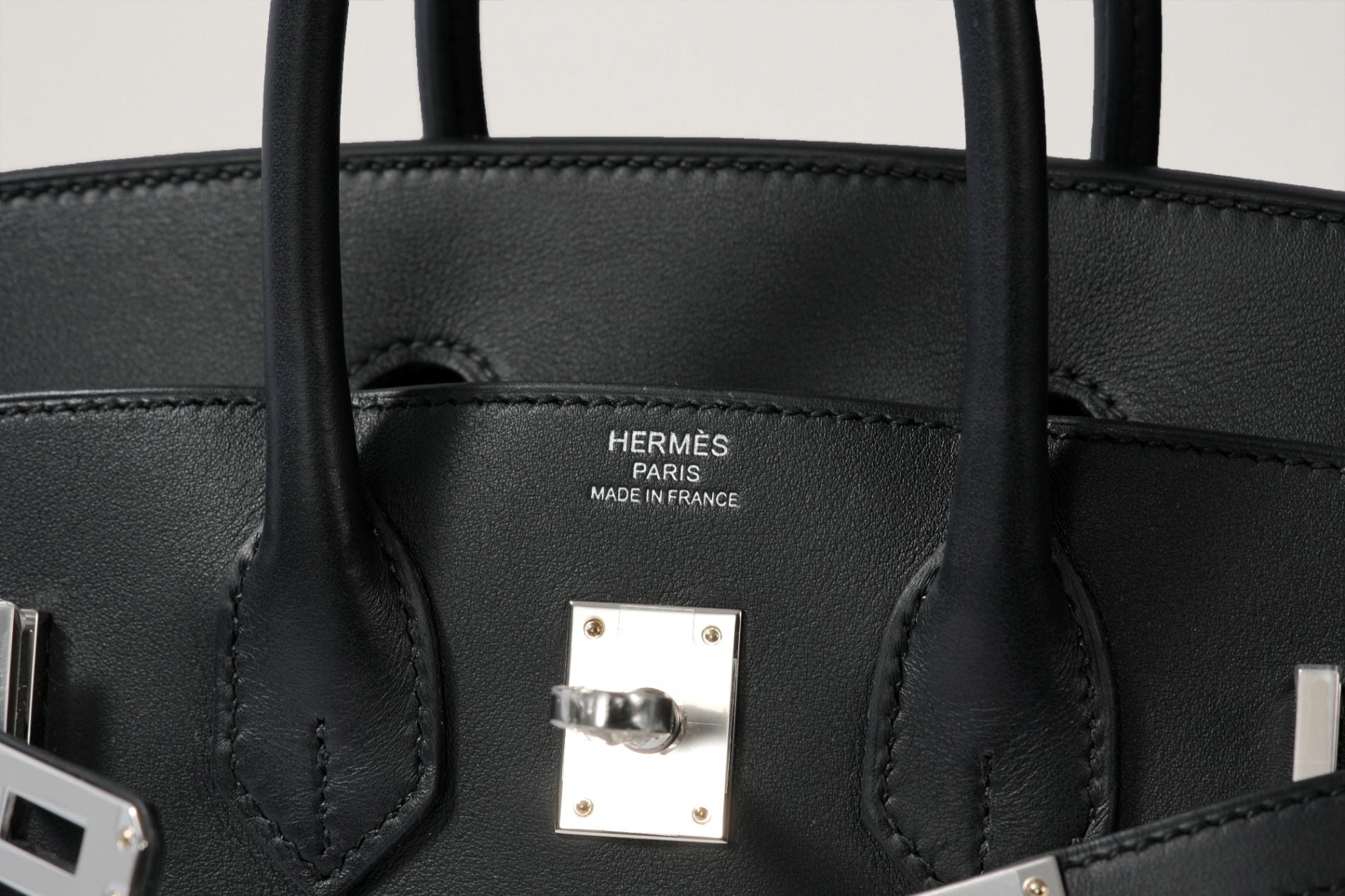 HERMES バーキン25 黒/エクリュ