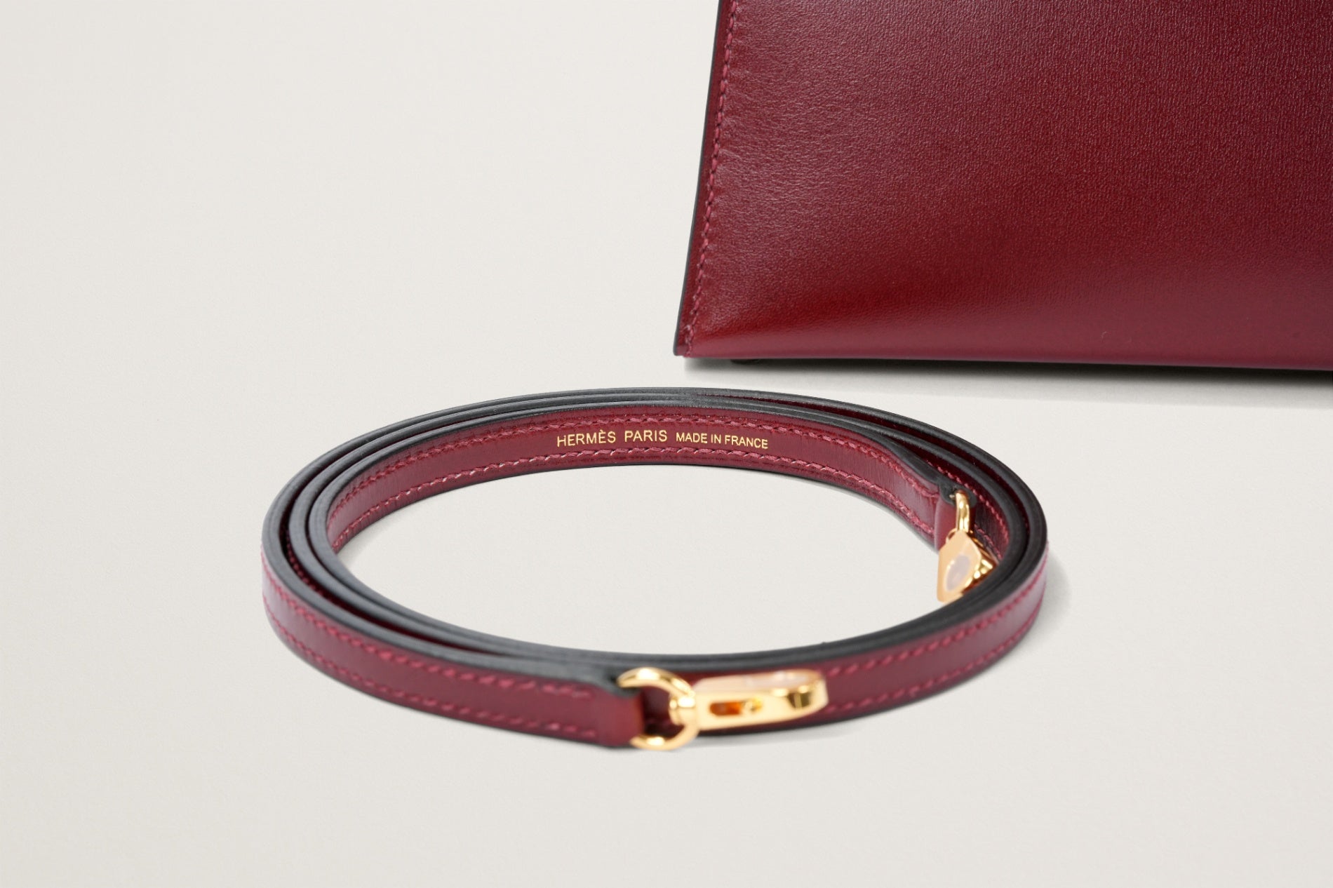 HERMES ミニケリー2 ルージュアッシュ