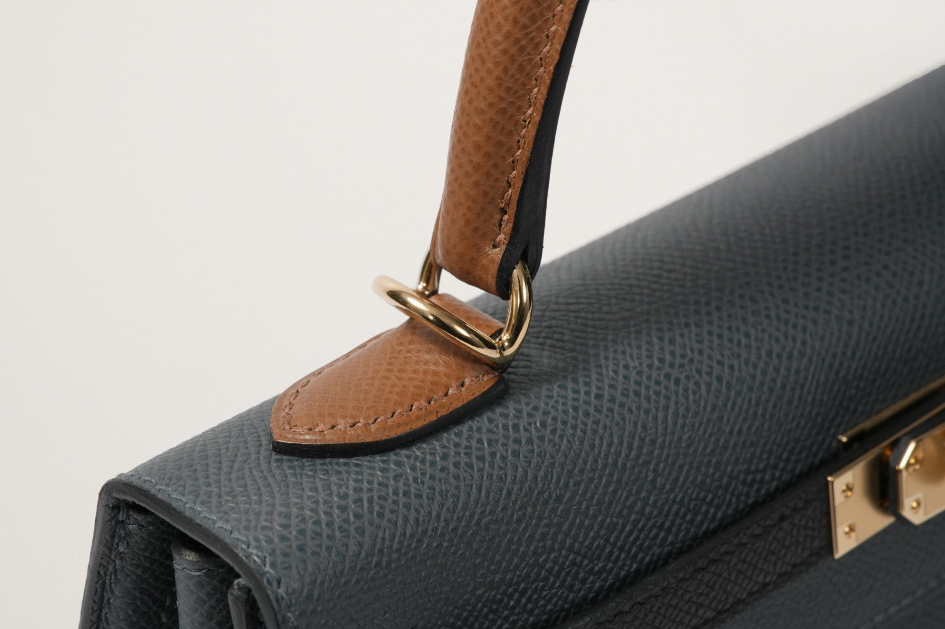 HERMES ケリー25 グリミスティ/黒/アルザン