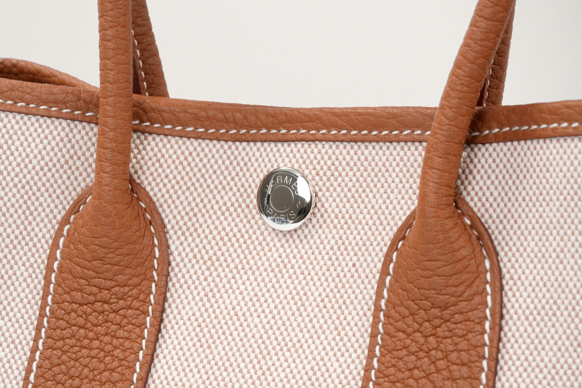 HERMES ネオ・ガーデン23 ゴールド/エクリュ