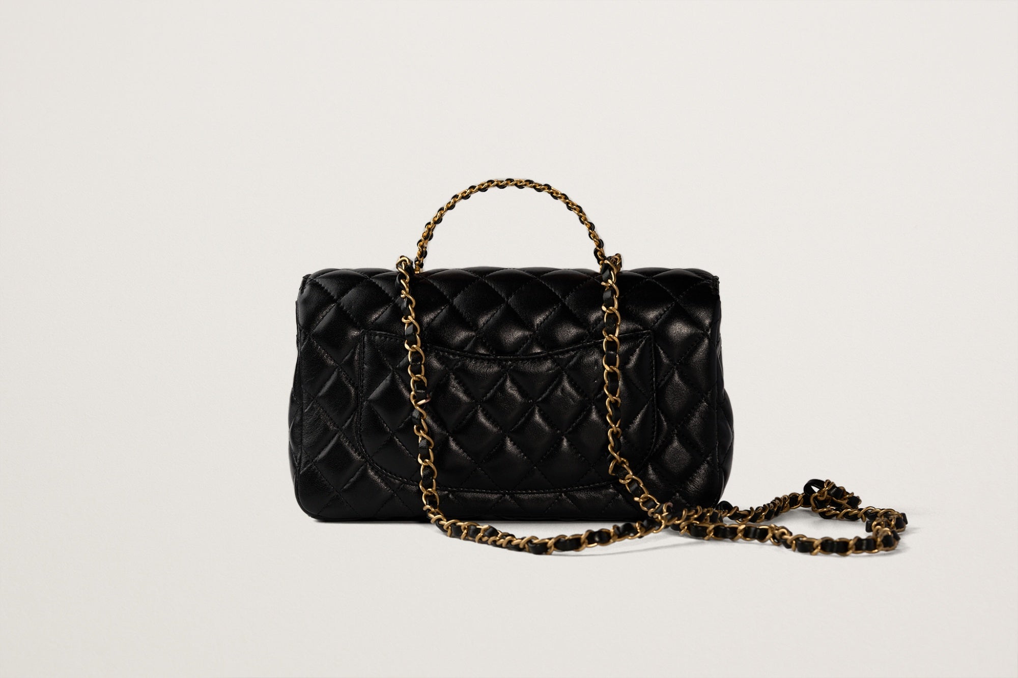 charles hull / charles the first 7月末まで出品 CHANEL シャネル19 マトラッセ トップハンドル フラップバッグ – GINZA
