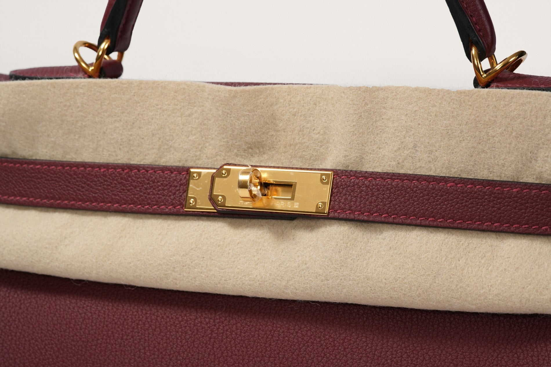 HERMES ケリー32 内縫い ルージュアッシュ