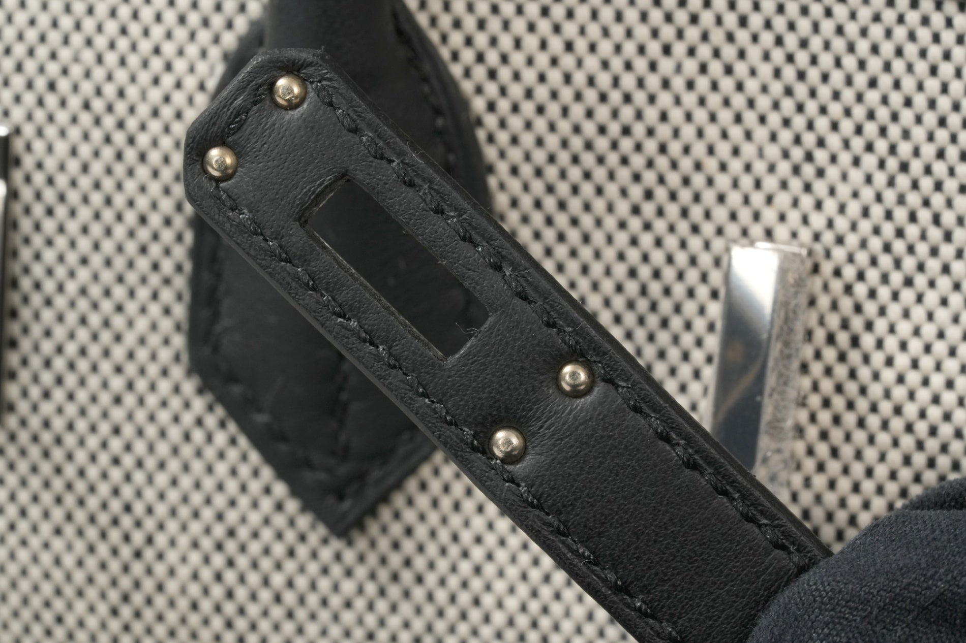 HERMES バーキン25 カーゴ 黒/エクリュ