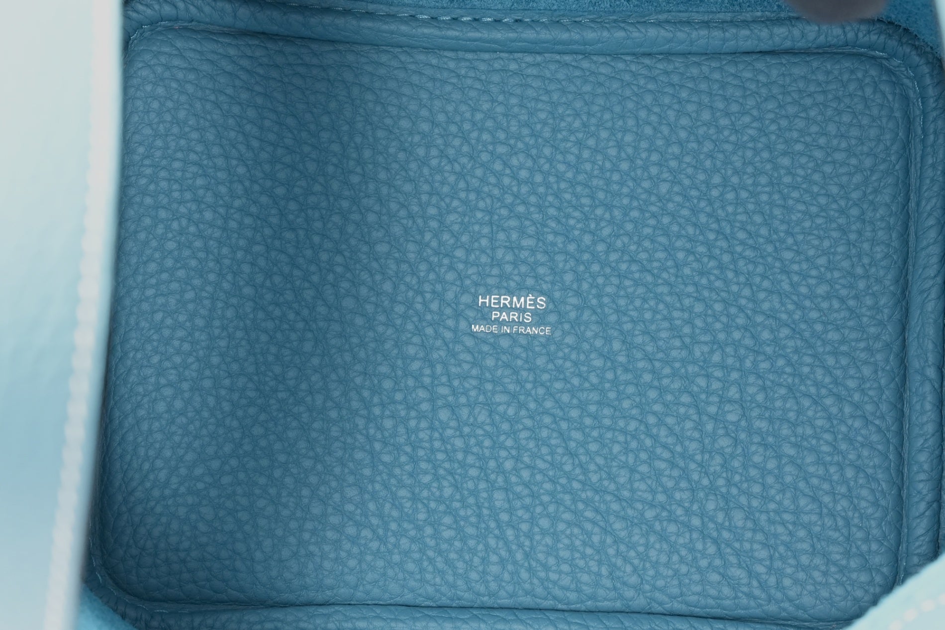 HERMES ピコタンロック18 ニューブルージーン