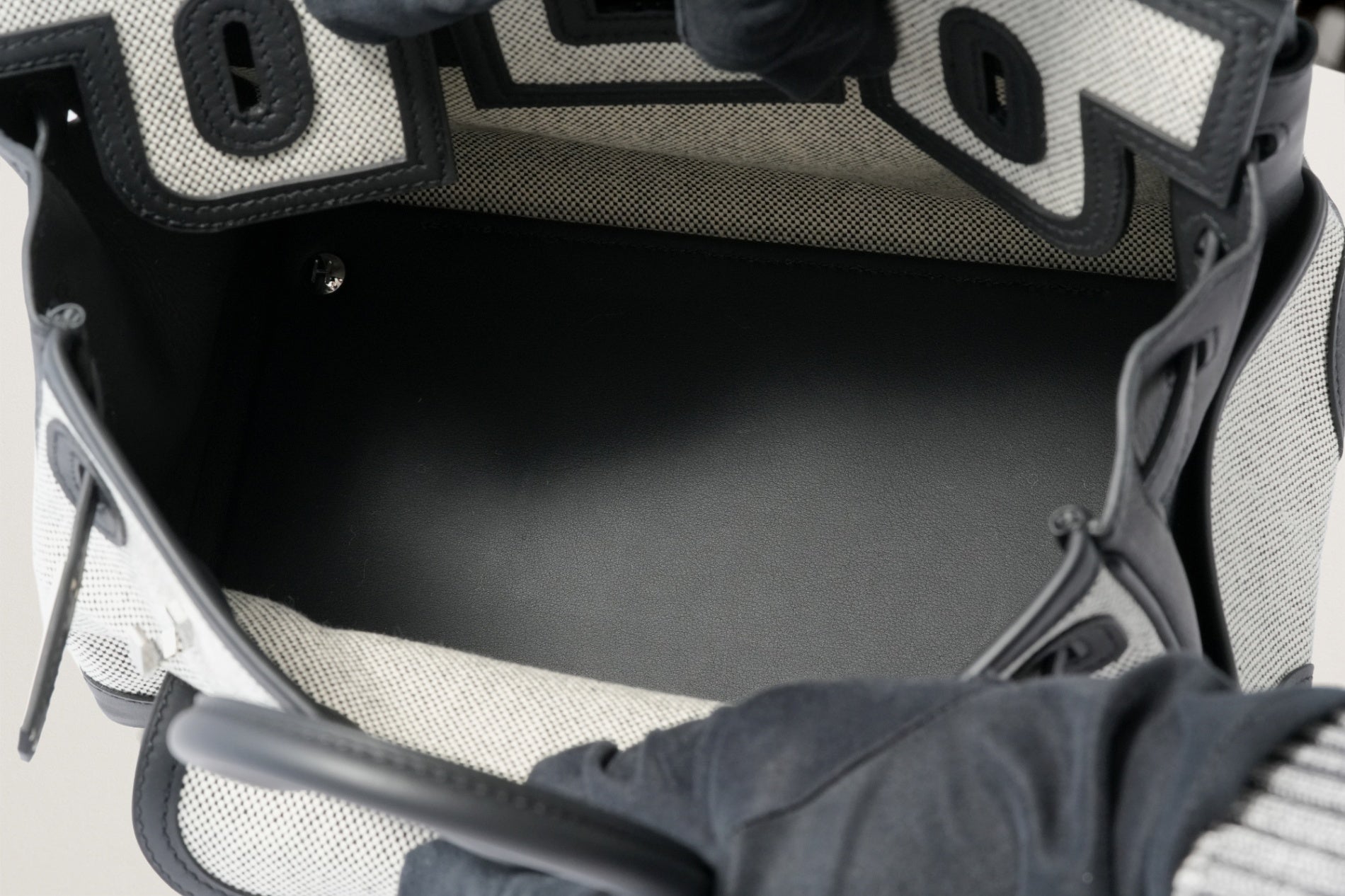 HERMES バーキン25カーゴ 黒/エクリュ