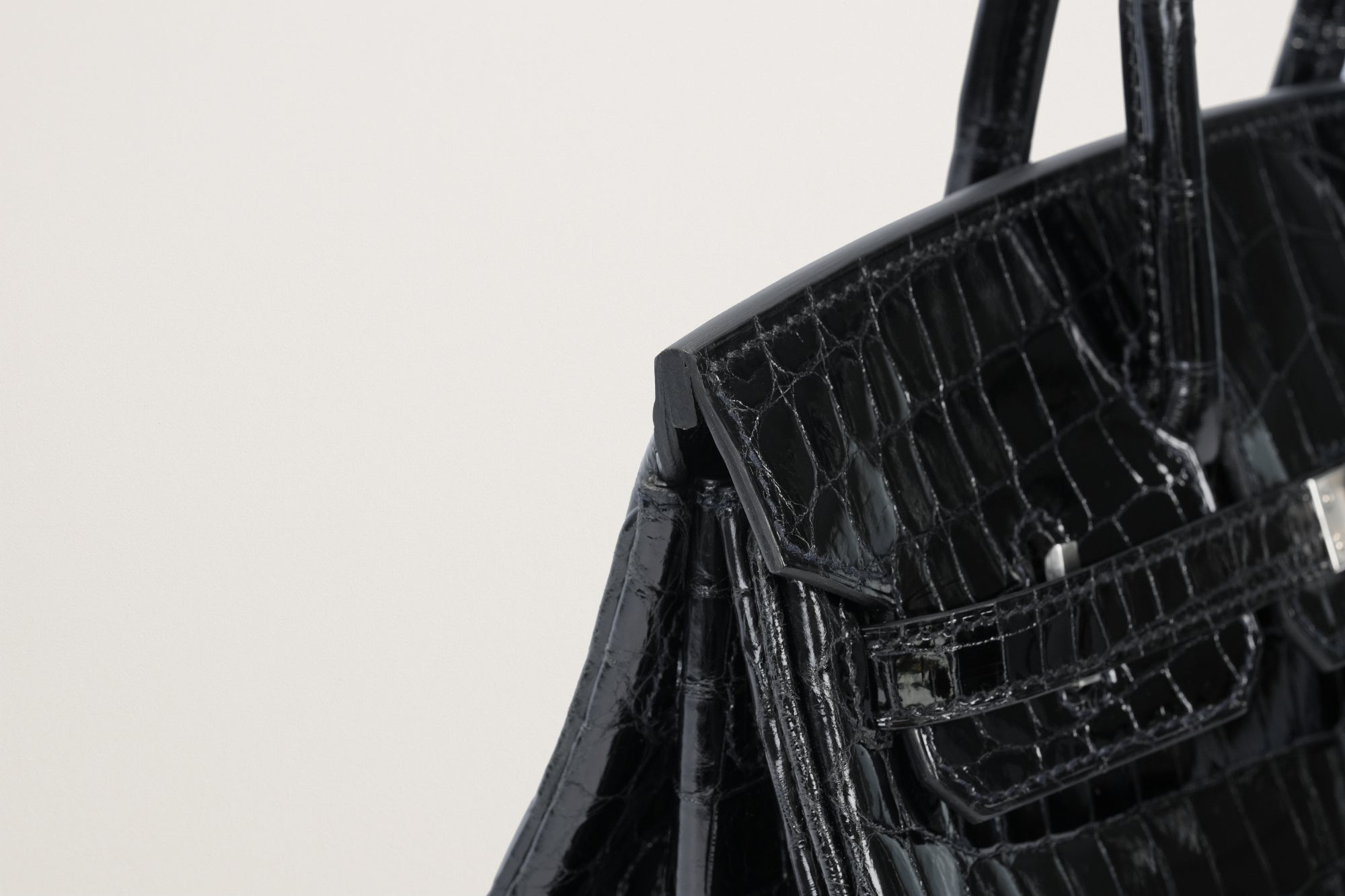 HERMES バーキン25 クロコダイル 黒