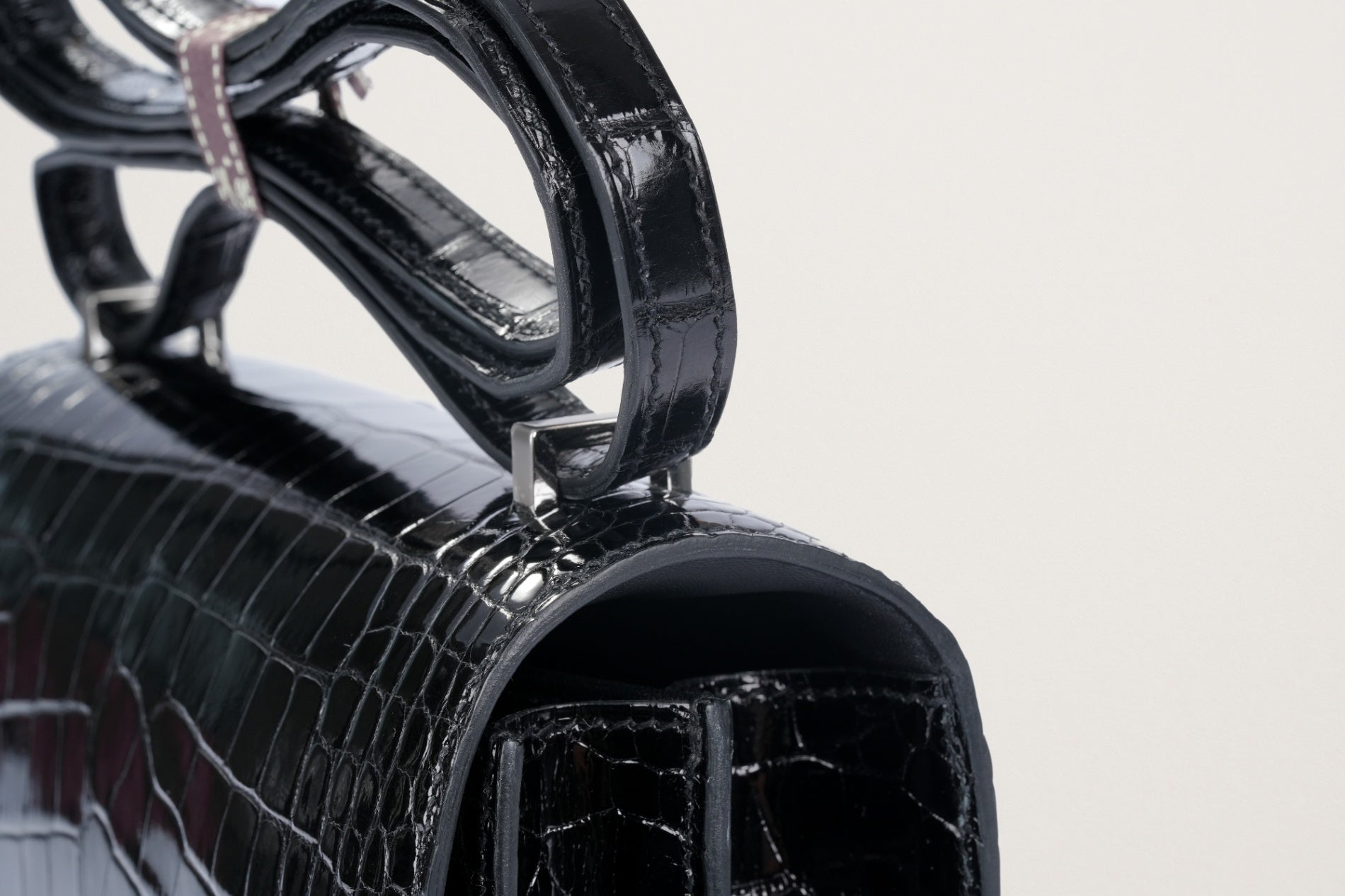HERMES コンスタンスミニ クロコダイル 黒