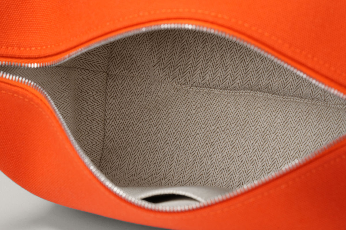 HERMES ポーチ 《ブリッド・ア・ブラック》 PM オランジュフー