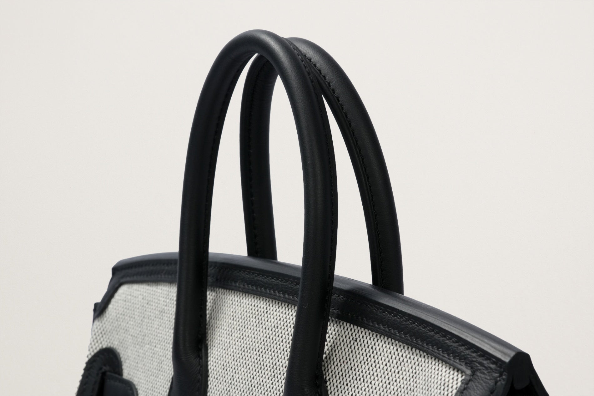 HERMES バーキン25 カーゴ 黒/エクリュ