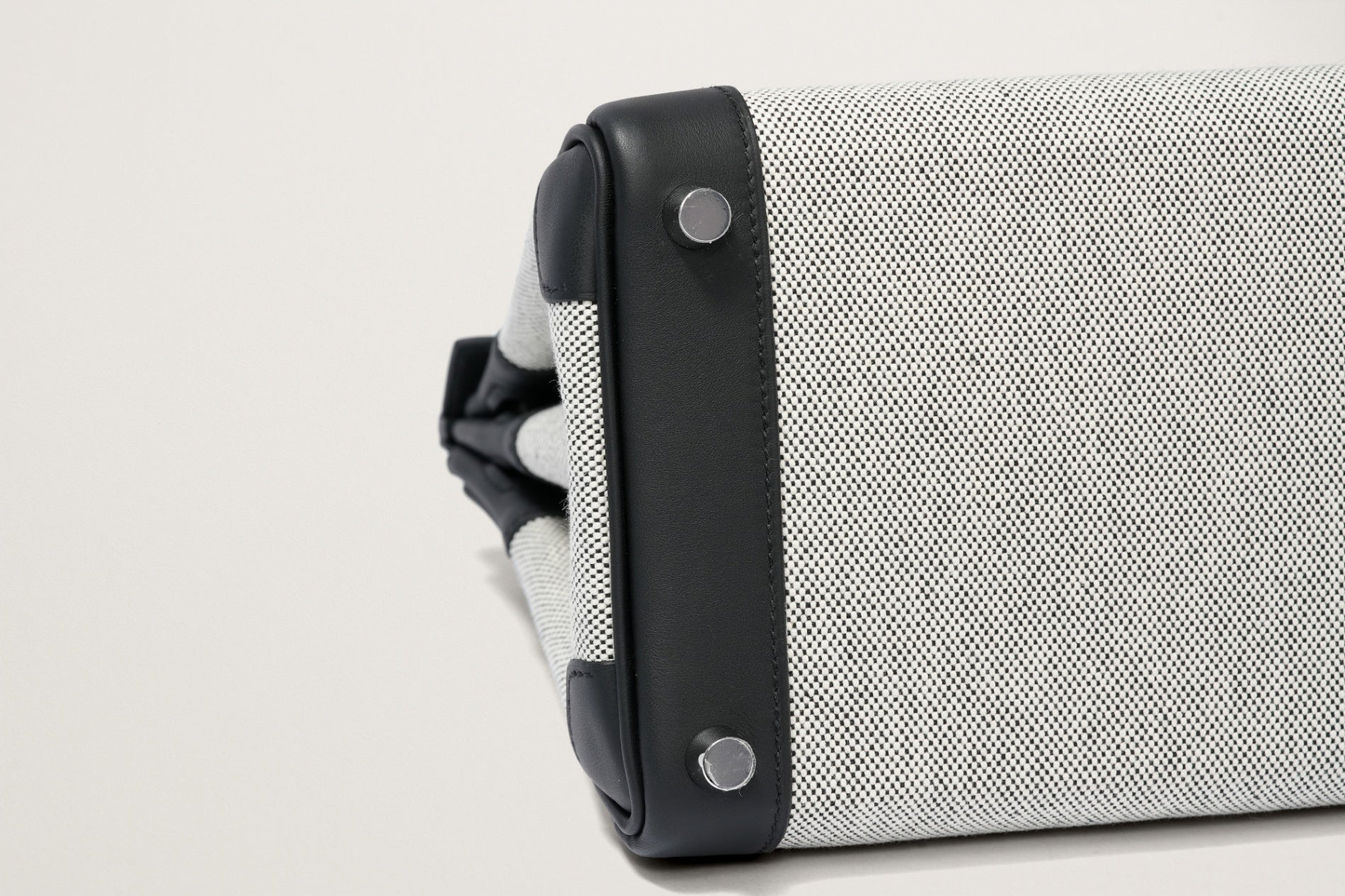 HERMES バーキン25 黒/エクリュ