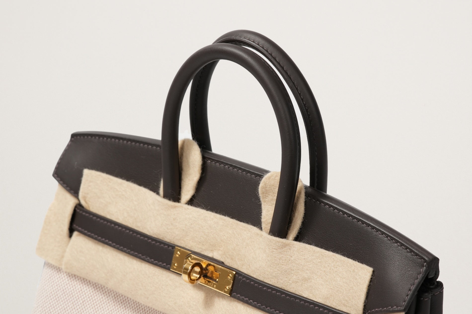 HERMES バーキン25 バイブルン/エクリュ