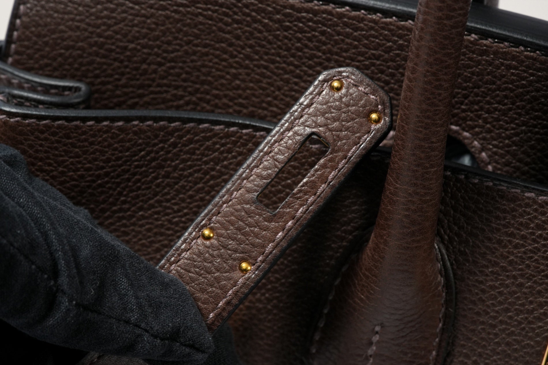 HERMES ショルダーバーキンライト29 エベンヌ