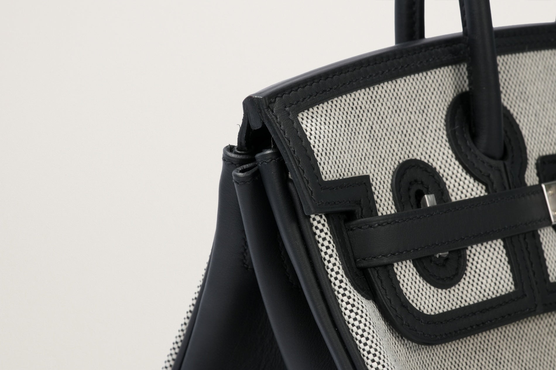 HERMES バーキン25カーゴ 黒/エクリュ