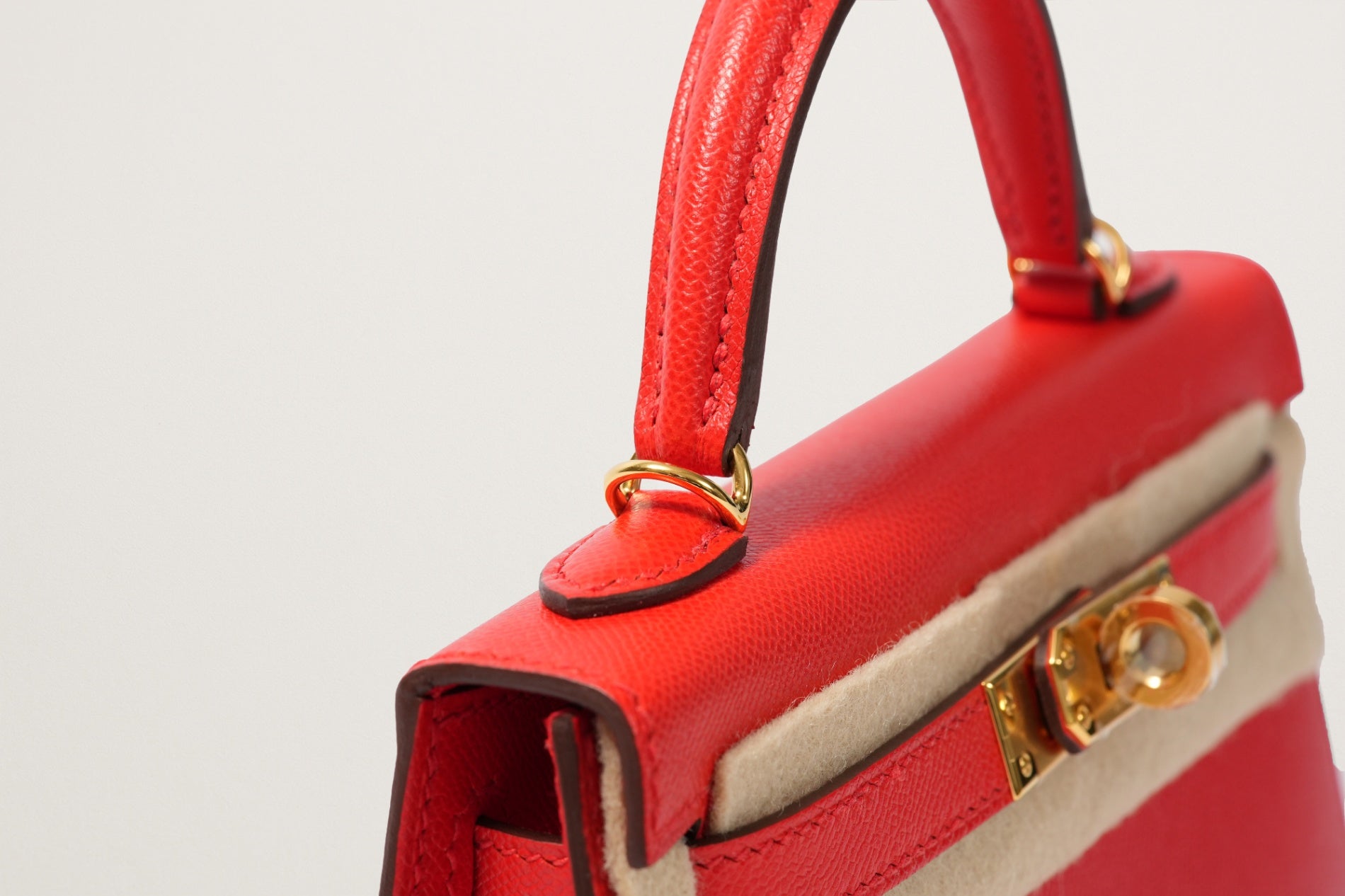 HERMES ミニケリー2 ルージュクー