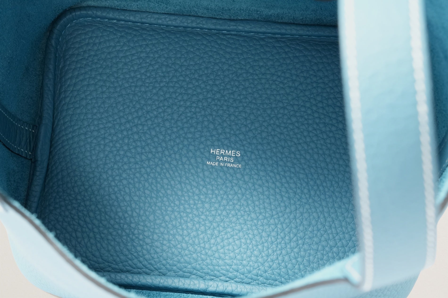 HERMES ピコタンロック18 ニューブルージーン