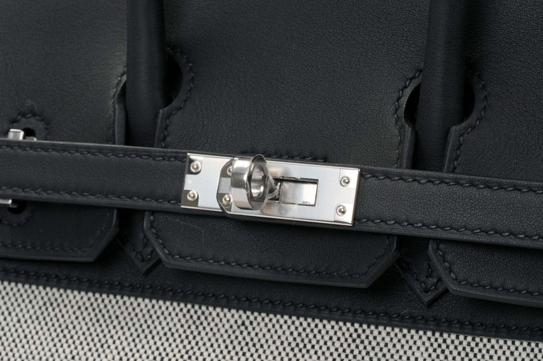 HERMES バーキン25 黒/エクリュ