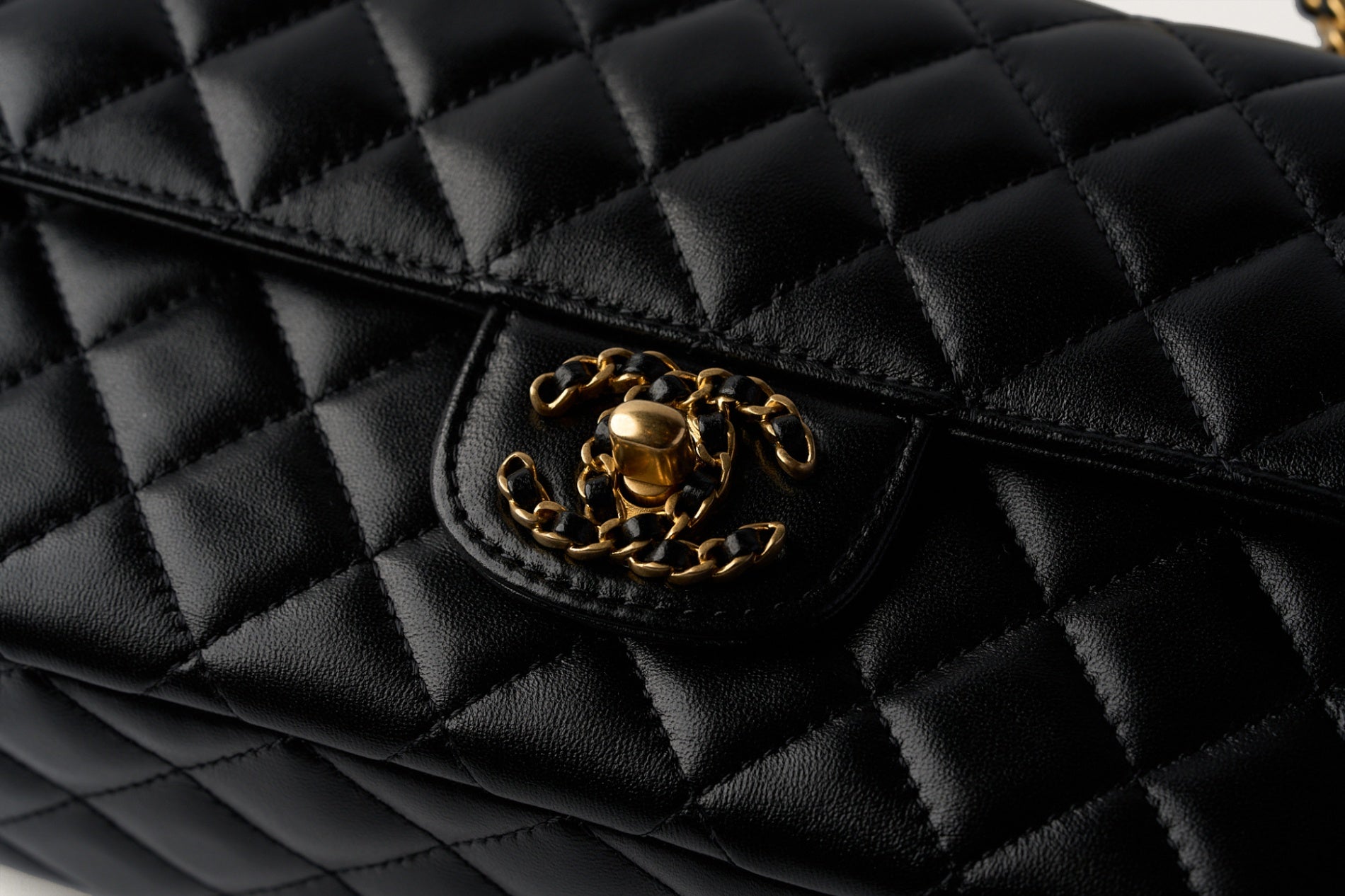 CHANEL シャネル19 マトラッセ トップハンドル フラップバッグ – GINZA