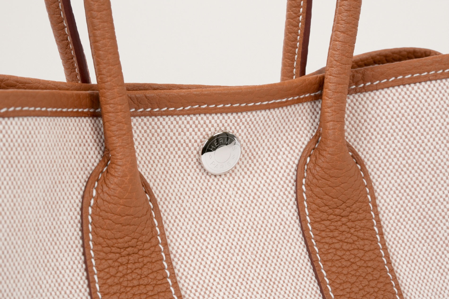 HERMES ネオ・ガーデン23 ゴールド/エクリュ