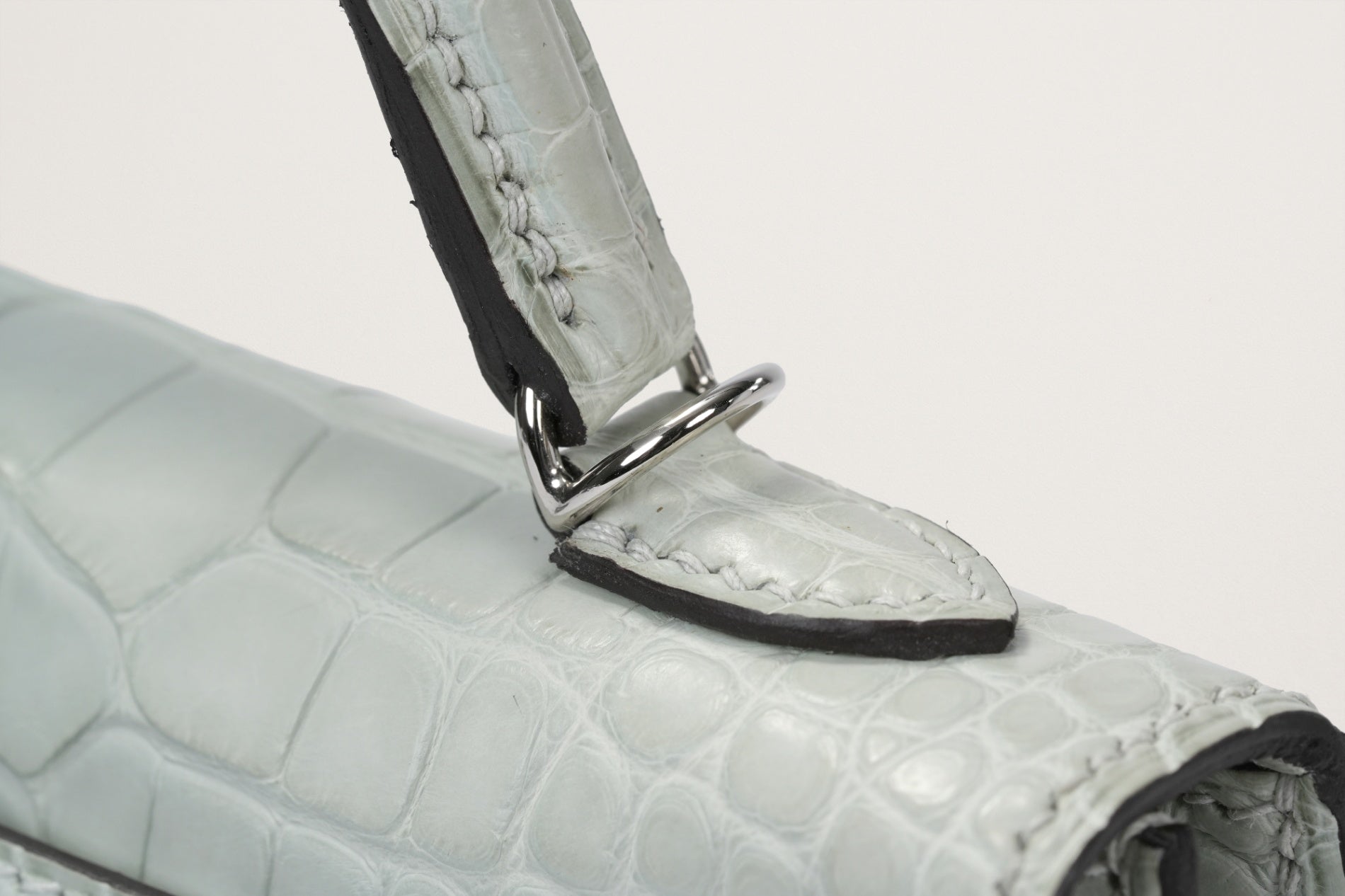 HERMES ミニケリー2 クロコダイル グリネヴェ